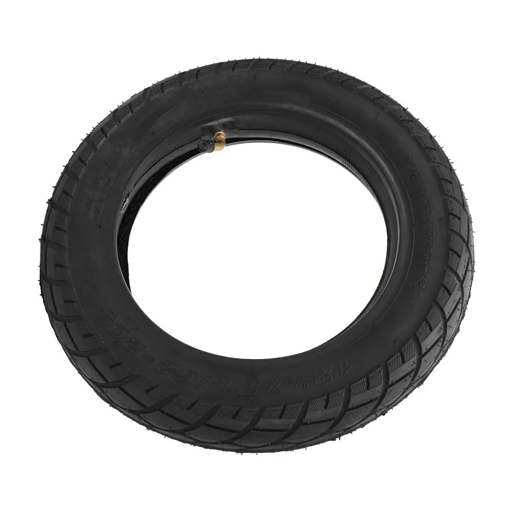 

12 1/2 x 2 1/4 (62-203) Electric Scooter Tire 12 Inch Rubber Replacement Tire Puncture Proof Black Electric Scooter Wheels
