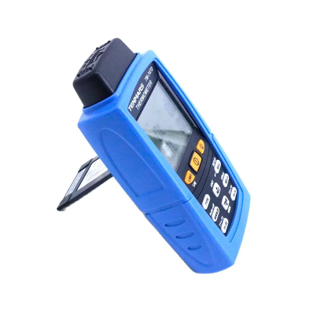 TENMARS TM-747D Digital 4-channel Thermometer with RS-232 Temperature Meter