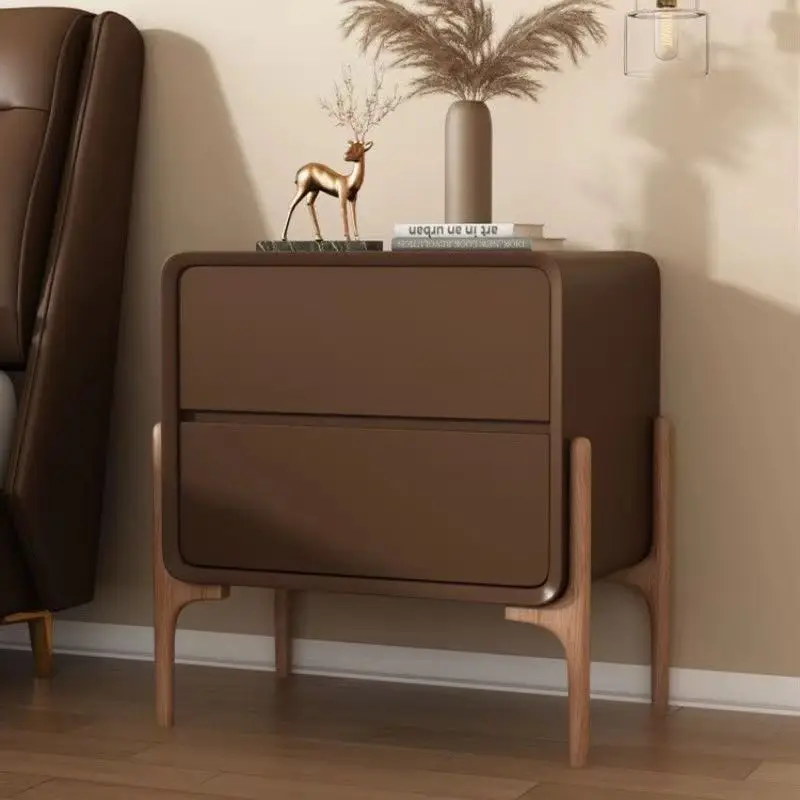 Installation-free bedside table, bedroom home light luxury minimalist multi-functional home bedside