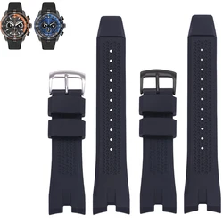 Watch Accessories For Citizen AW1475 1476 1477 CA4154 4155  Watch Band Men Rubber Strap Sport Waterproof Rubber Bracelet