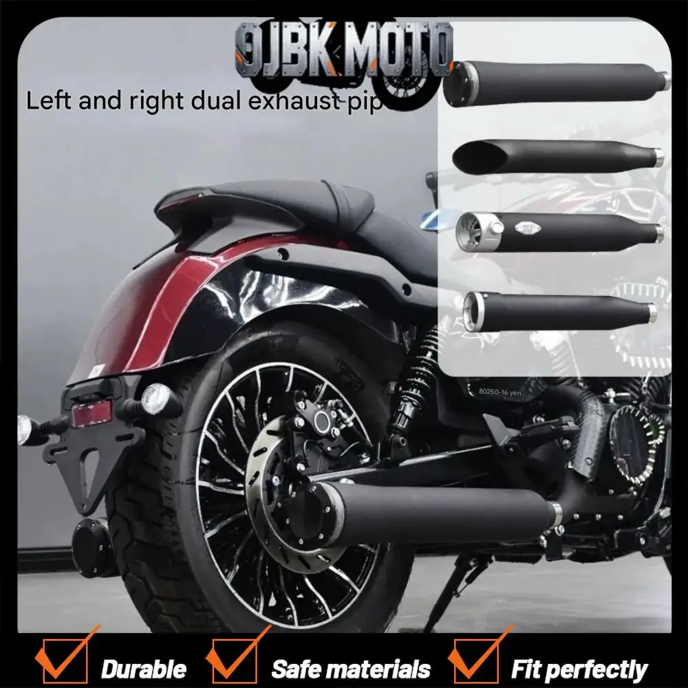 

【Perfect fit】BENDA ROCK 300 dual exhaust Cobra with valves throughout produces a deep, resonant sound.