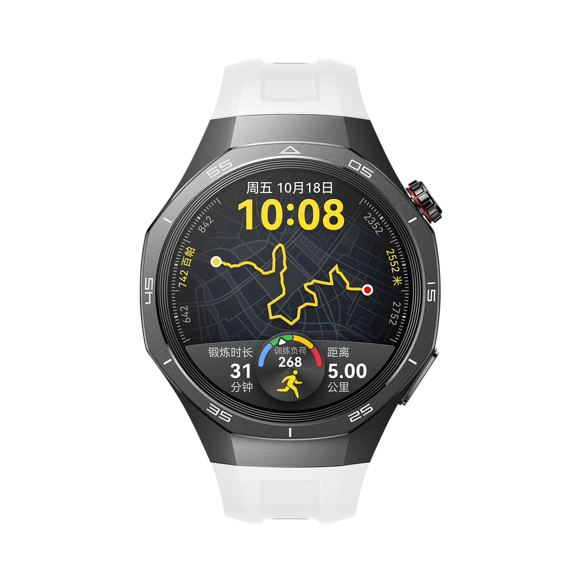 화웨이 시계 GT5 프로 46mm 용 시계 밴드 화웨이 GT5 프로 46mm 남성용 여성용 스트랩 용 갭 클래식 버클 실리콘 교체 손목 밴드