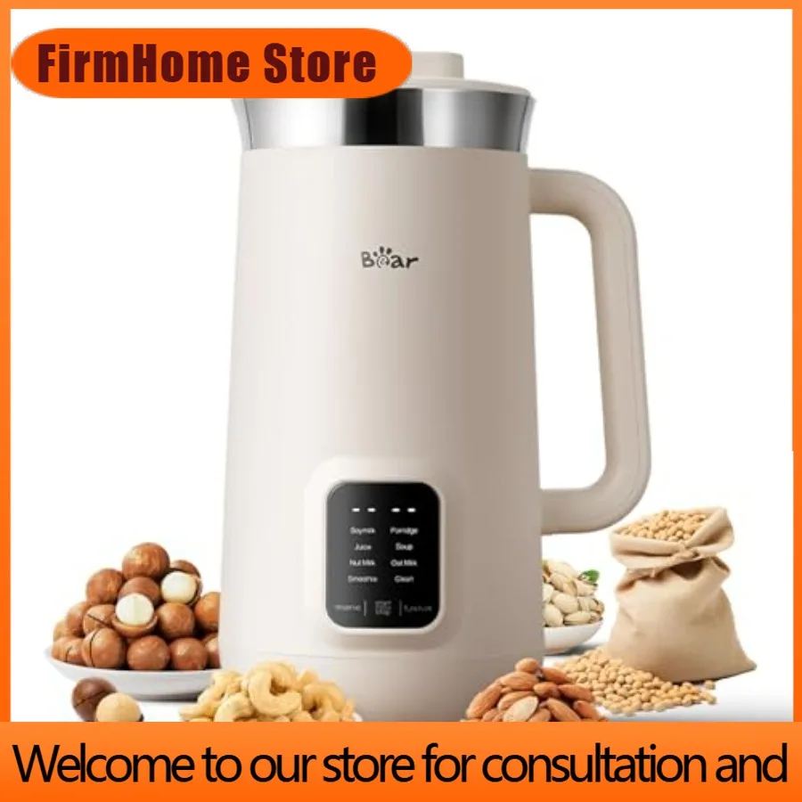 FirmHome Store8 In 1 Nut Milk Maker Machine 40oz/1.2L Soy Milk Maker With Self Clean 12H Delay 6H Keep Warm One Touch Almond Mil