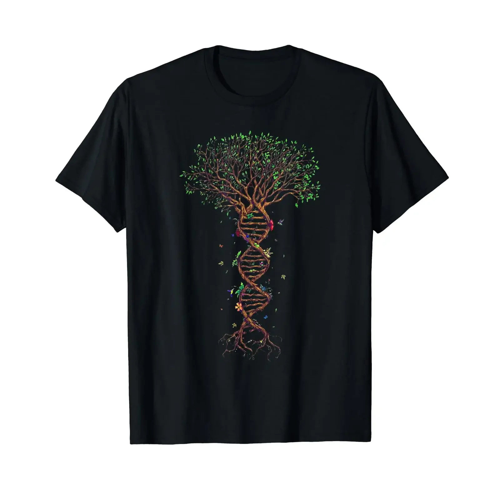 DNA Tree Genetic Funny Earth Day Plant A Life Humor T Shirt vintage Washed Comfortable Breathable designer clothes Stretched