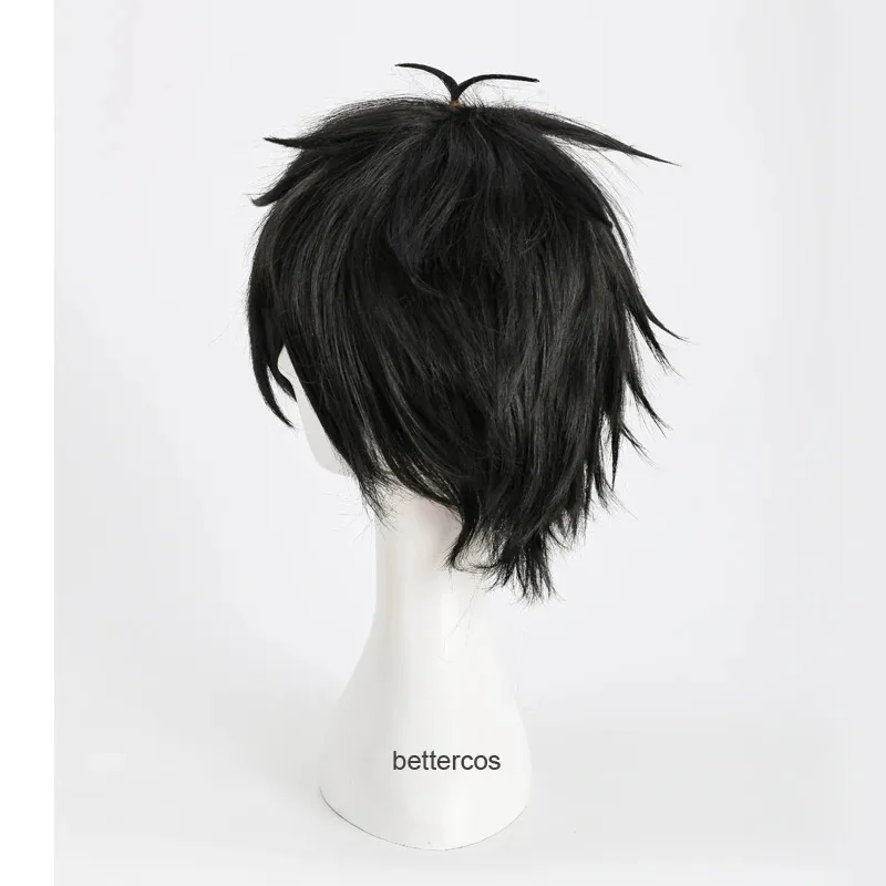 NewHigh Quality Matsuno Wig Osomatsu San Wigs Short Black Tilt Up Heat Resistant Sythentic Hair Cosplay Wig2025