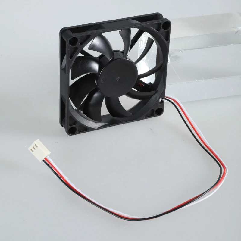 24V High Efficiency Cooling Fan with Temperature Alarm for Electronic Devices