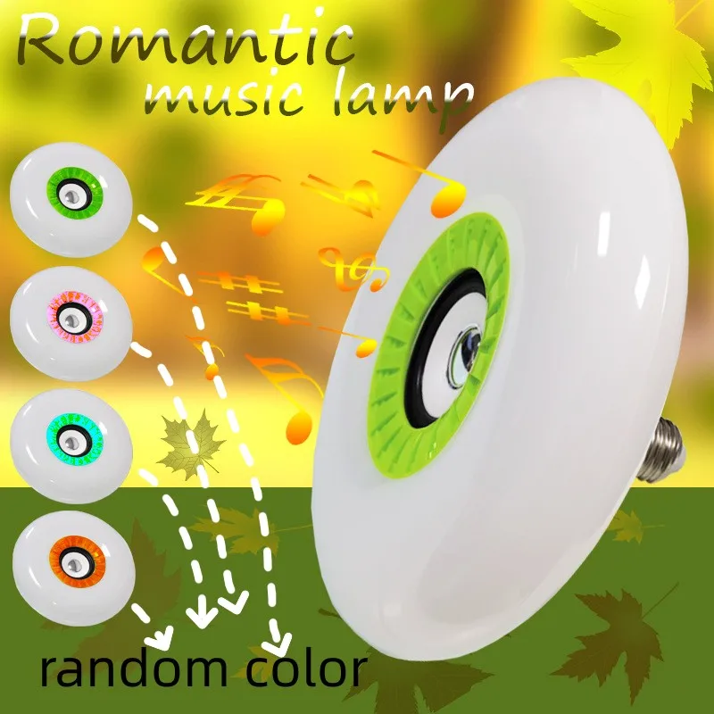 

Magic Color Bluetooth Speaker Light Bulb Fat Round New Bluetooth Music Light Bulb Colorful RGB W Bluetooth Light