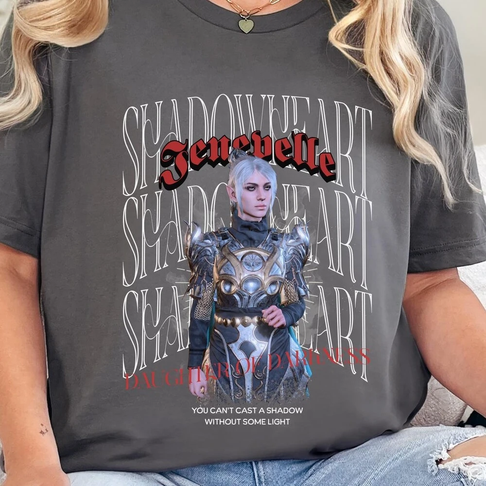 Shadowheart Baldurs Gate 3 T-shirt Shadowheart BG3 Daughter of Darkness Shadowheart Shirt Game Shirt Gift For Women and Man