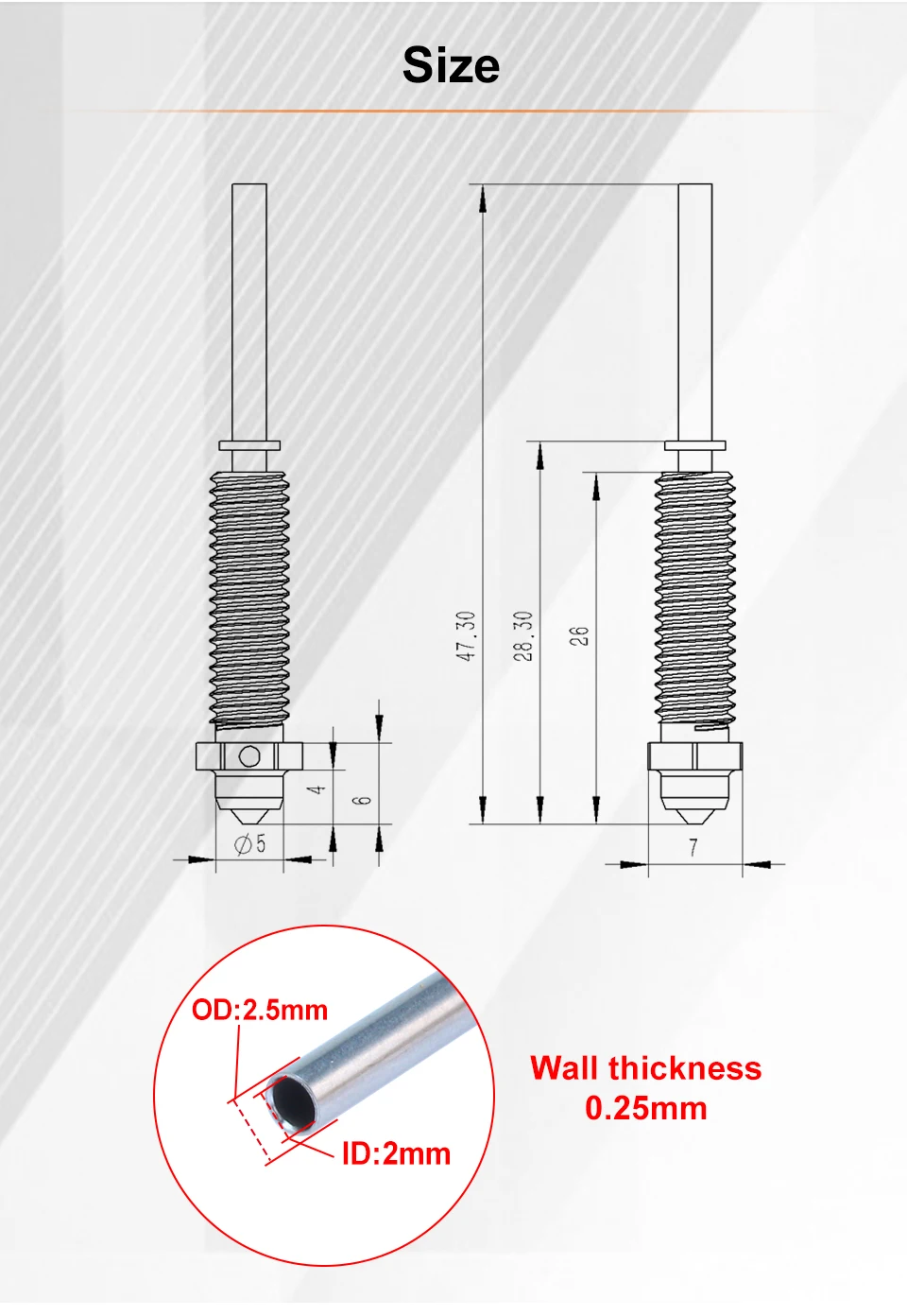 Trianglelab DLC TUN Pro Düse Kompatibel mit CHC Pro Kit All-in-One Stahlhärtende DLC-Beschichtungen CHC Pro Matrix 3D-Drucker – Detail 11