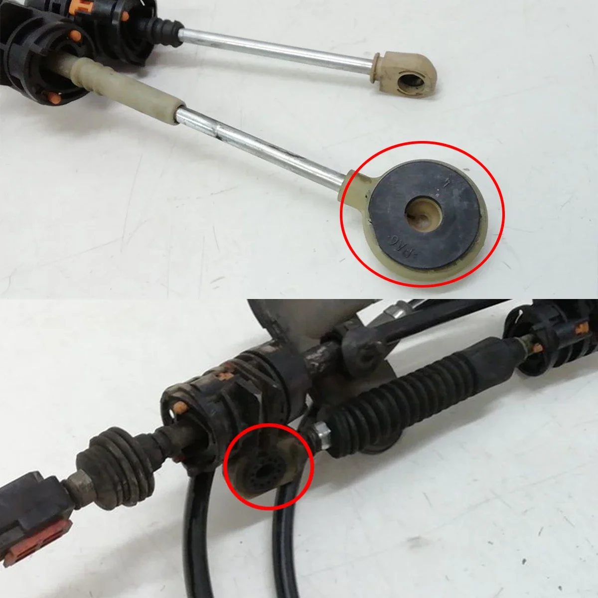 SET Für Ford Focus Fiesta C-Max Schaltkabel Buchse Manuelle TransmissionGear Linkage Reparatur Kit End Pivot Stecker Klemme spannzange – Detail 5