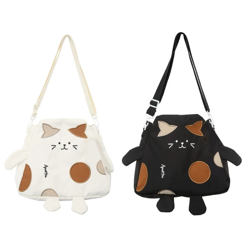 Harajuku Schoudertas voor Dames Nylon Student Crossbodytassen met grote capaciteit