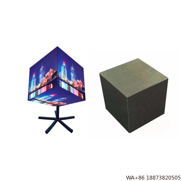 Pantalla LED de cubo mágico para gabinete, 200x200mm, para escenario, Plaza, Bar, publicidad, pared de vídeo