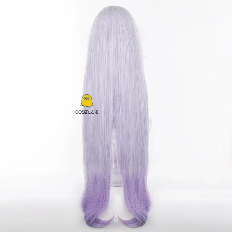 Game Black Swan Cosplay Wig Honkai Star Rail Light Purple Long Hair Garden of Recollection Halloween Party Women Accessory Props