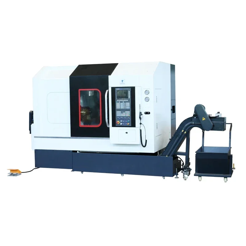 CNC Slant Bed Lathe With Inclined Linear TCK40 Electrical Tool Holder Hydraulic Chuck