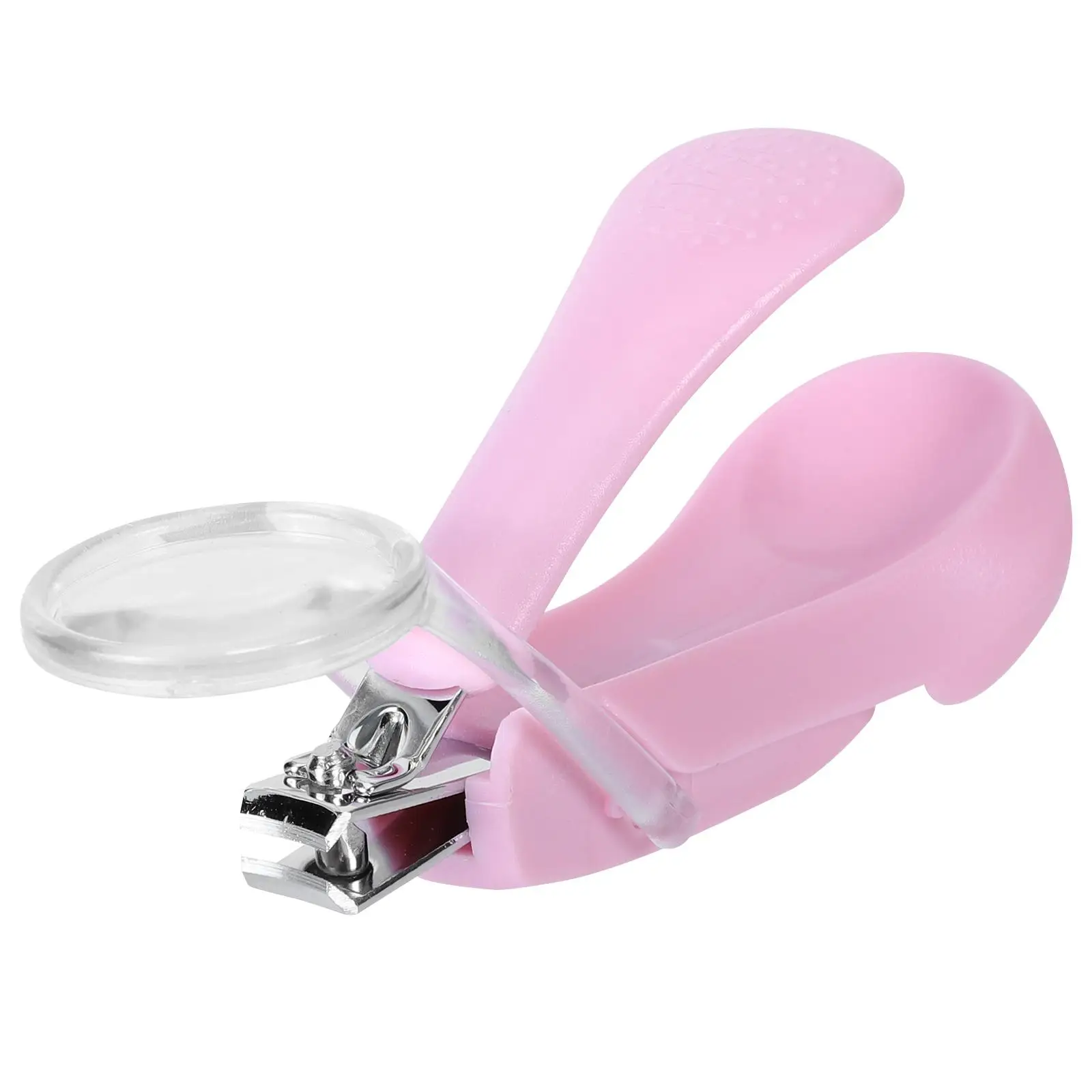 

Durable Baby Care Clipper Magnifier Infant Child Fingernail Stainless Steel Magnifier Nail Clipper Safe ABS Material Clippers