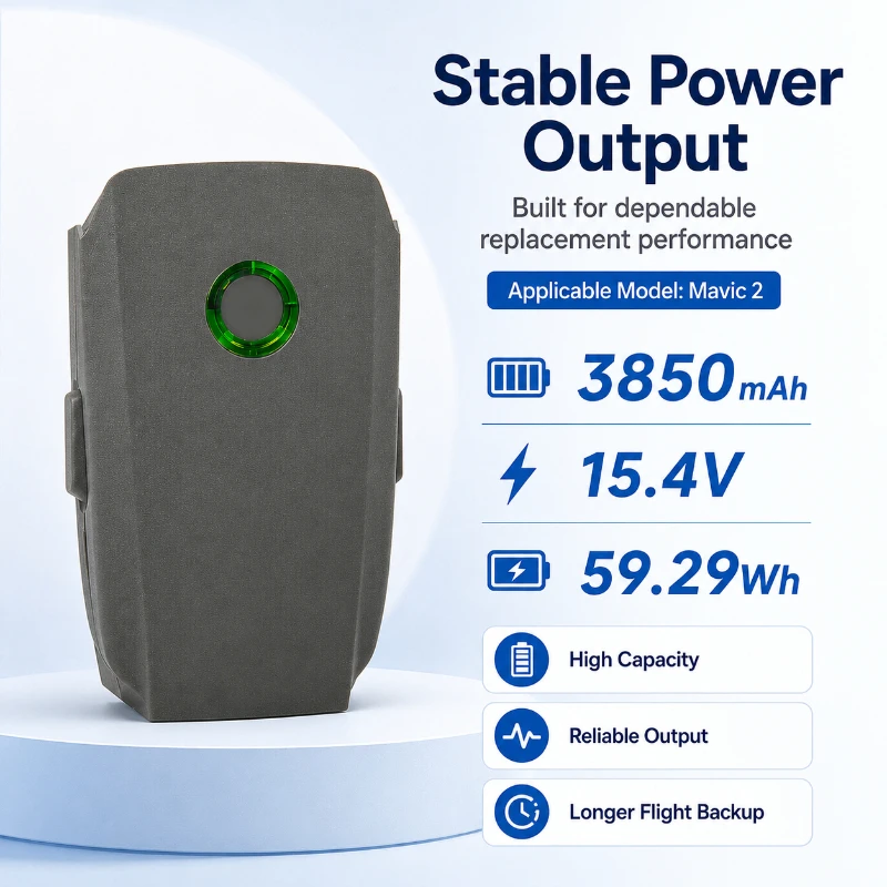 15.4V Suitable for  DJI Yu2 Battery for Mavic 2 Battery 3850mAh 59.29Wh Stable Long  Endurance  Digital  Battery