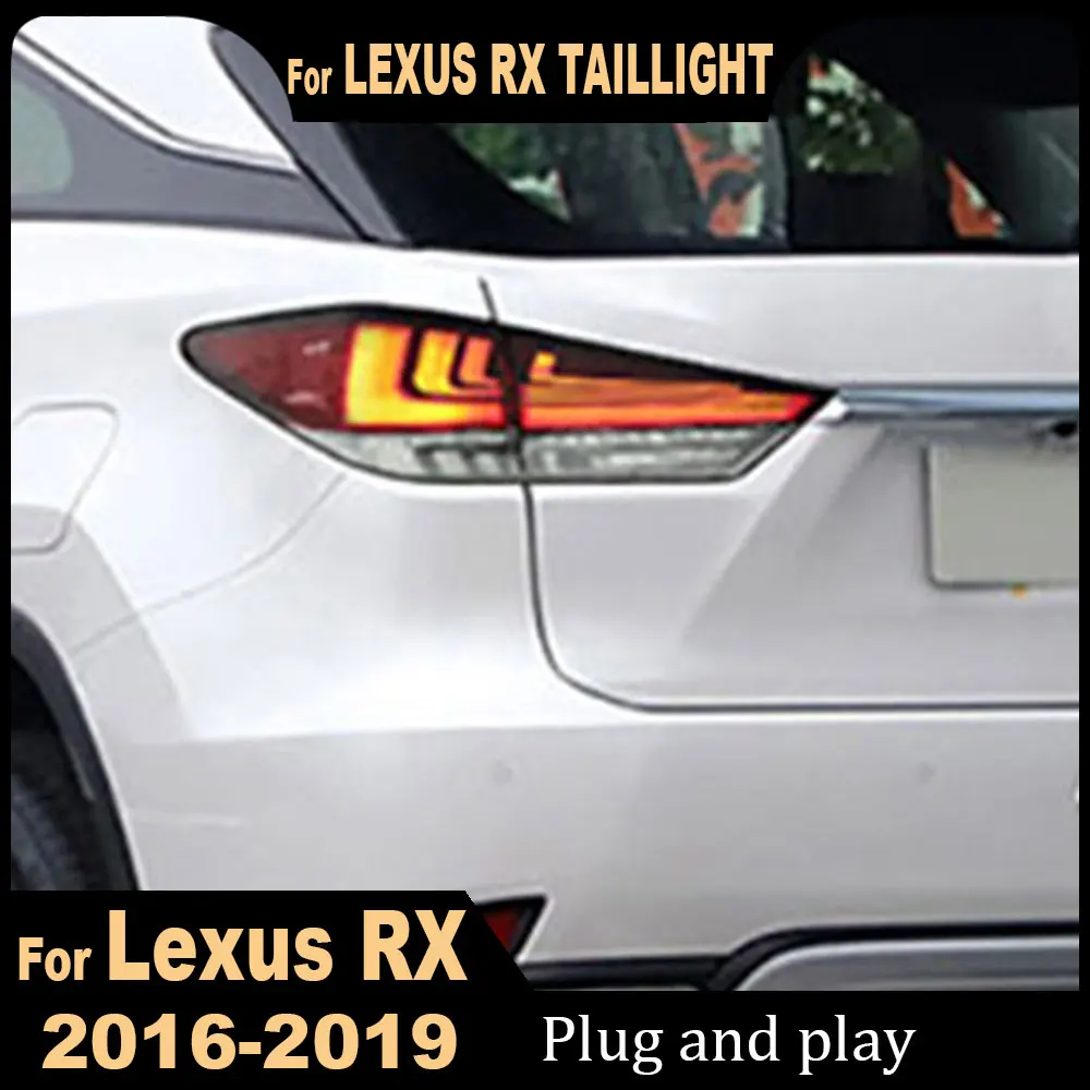 

Tail Lamp for Lexus RX300 RX 2016 2017 2018 2019 Car LED Tail Light RX270 RX350 Rear Fog Brake Turn Signal Auto Accessories