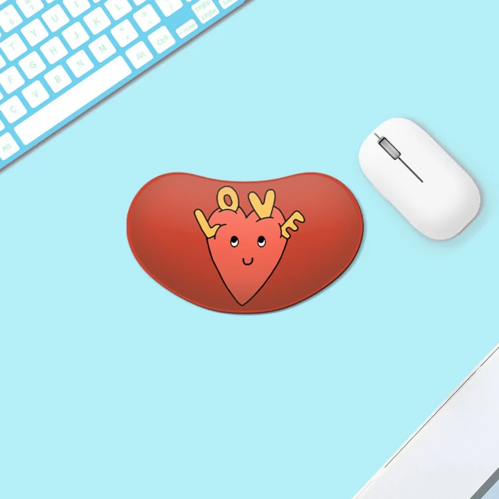 Comfort Cartoon Mouse Pad Wrist Rest Rubber Anti-slip Cute Wrist Rest Pad Creative Kawaii Anti-skid Mouse Wrist Rest Pad Men