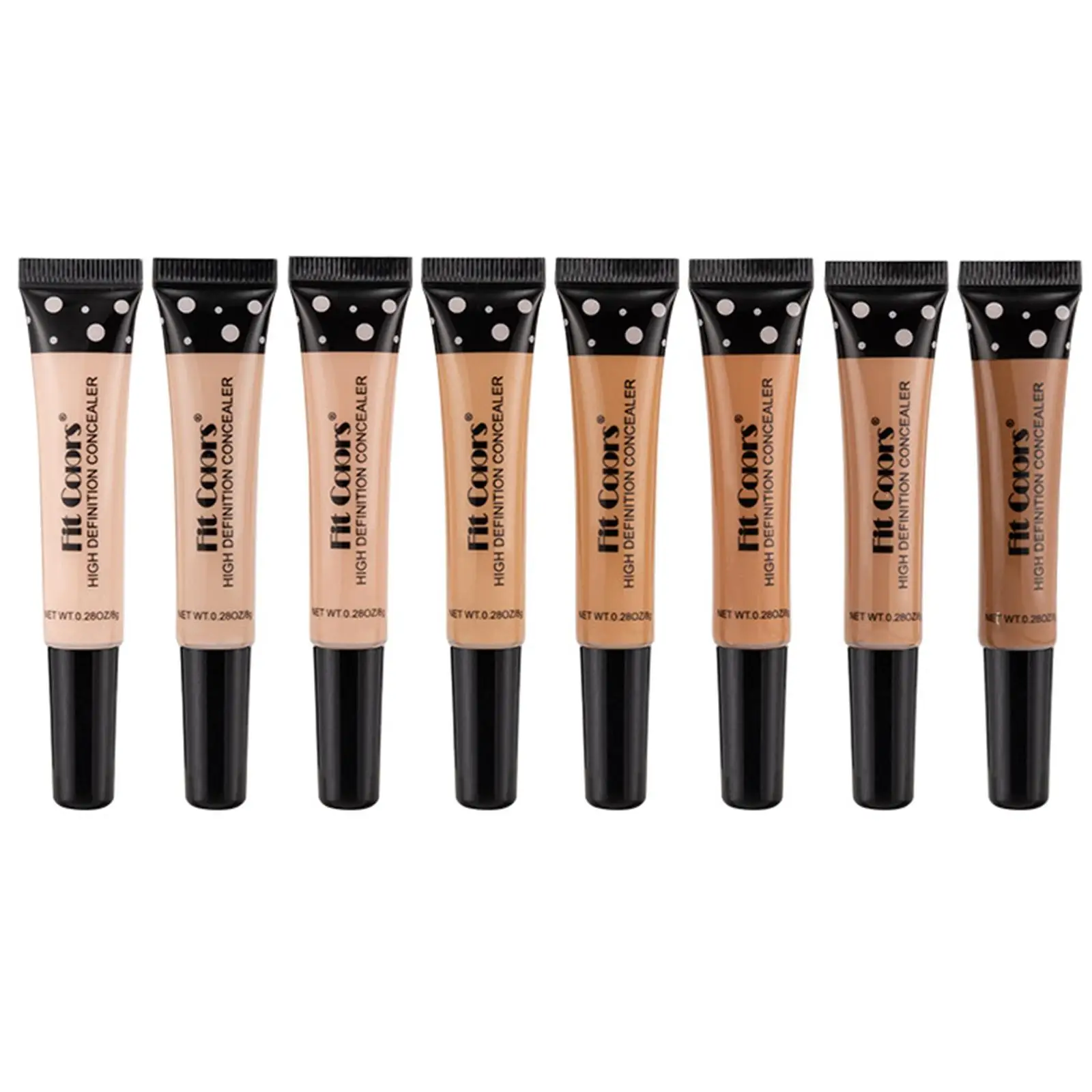 Face Contour Concealer Liquid Waterproof Full Coverage Foundation Corrector Palette Base Professional Makeup For Dark Skin