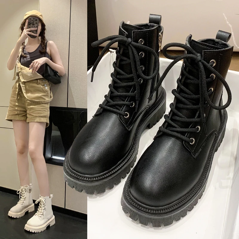 Womens Winter Boots Ladies Boots in Offers Elegant Women's Shoes 2024 Woman Women's Shoes Free Shipping Sale Doc Martens Femmes