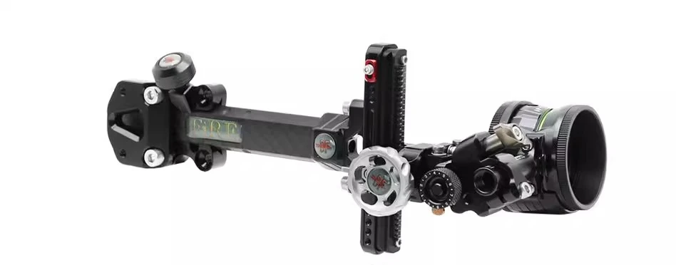 Composite bow new carbon sight frame lever single needle reflex aim short hunting aim