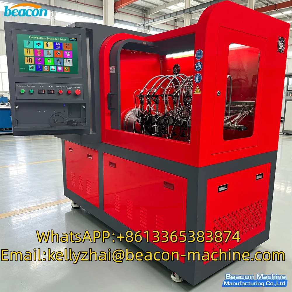 Full Automatic Diesel Injector Test Bench High Precision Test 8 Injectors Coding Machine Common Rail Fuel Pump Test Stand