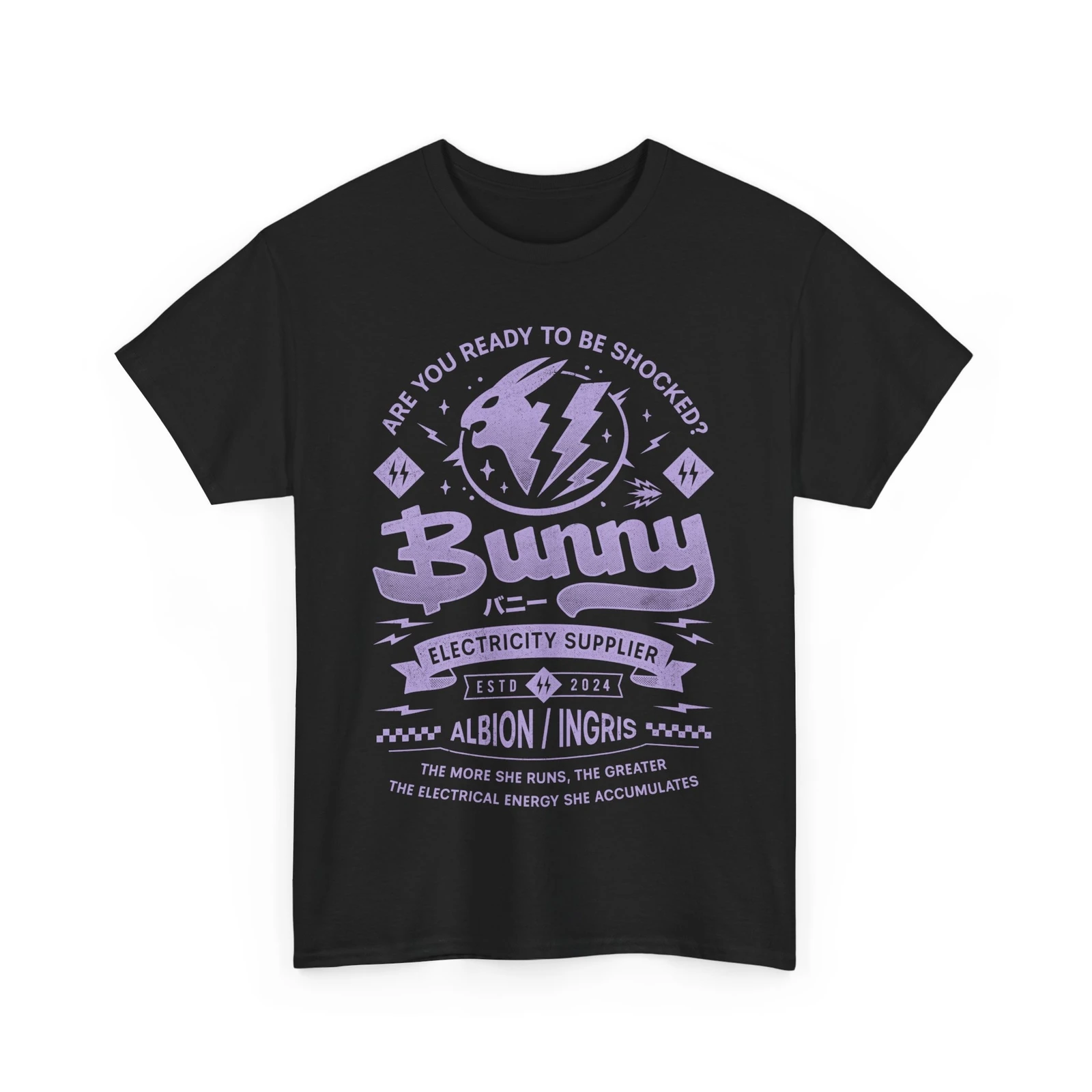 Bunny Electric Condense Grunge Unisex T-Shirt. The First Descendant Video Game.