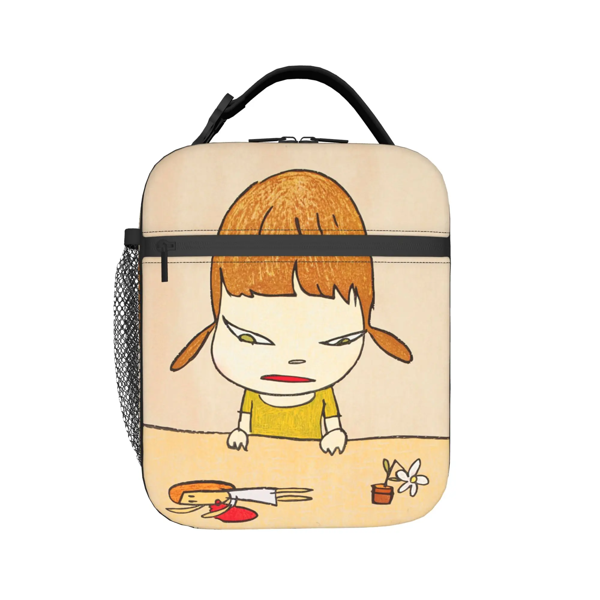 Cartoon Yoshitomos Nara Insulated Lunch Bags High Capacity  Reusable Cooler Bag Tote Lunch Box Work  Travel Food Storage Bags