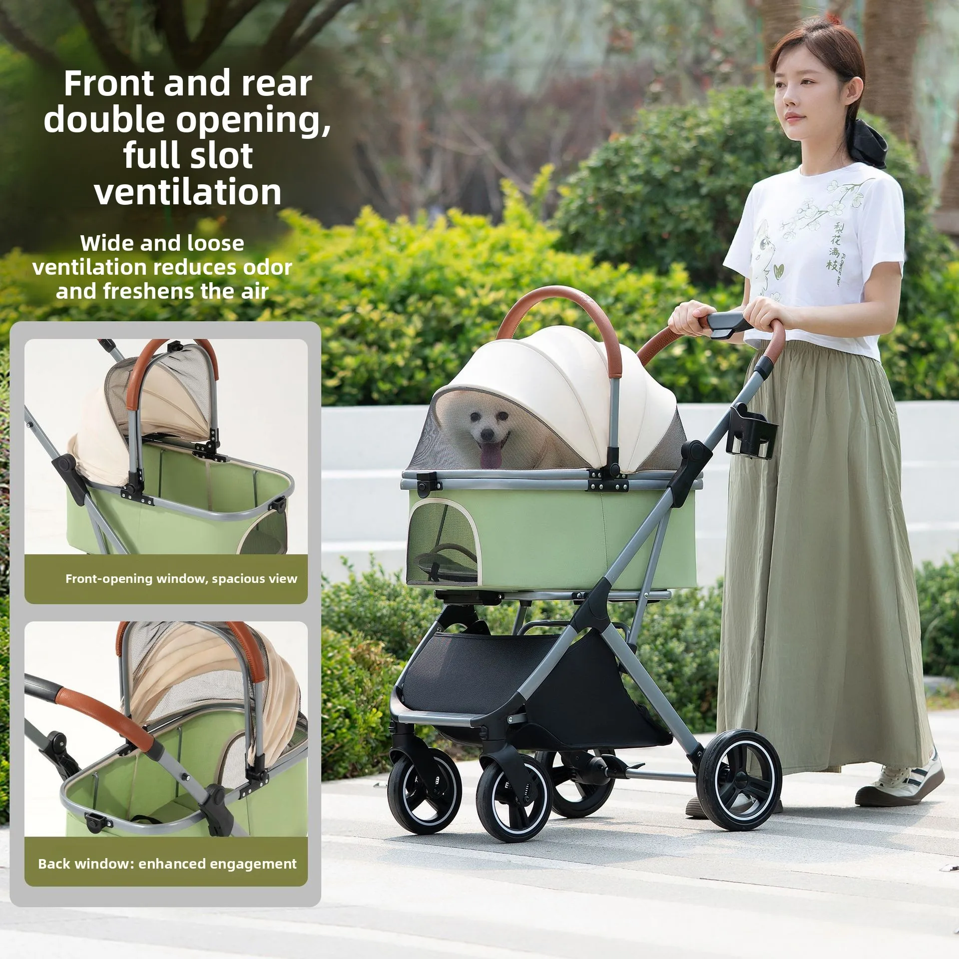 Wózek dla zwierząt z odłączaną – Pet Stroller Carrier recenzja i cena