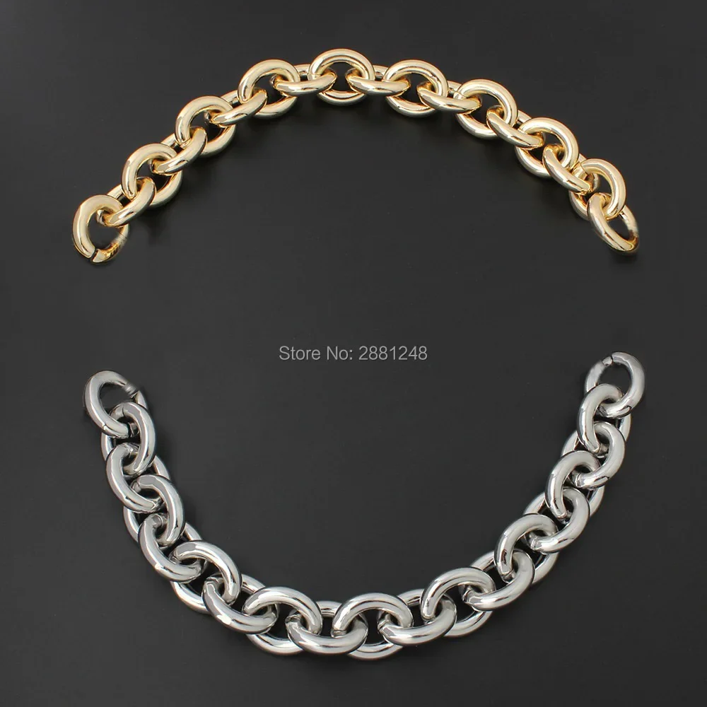 1-5 meters 22mm 24mm 27mm thick aluminum chain Light weight bags strap bag parts handles easy matching Accessory Handbag Straps