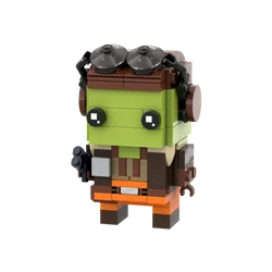 一般的なhera syndulla Brickheadzビルディングブロックセット,スターウォーズ映画のレンガ,教育玩具,ギフト,moc