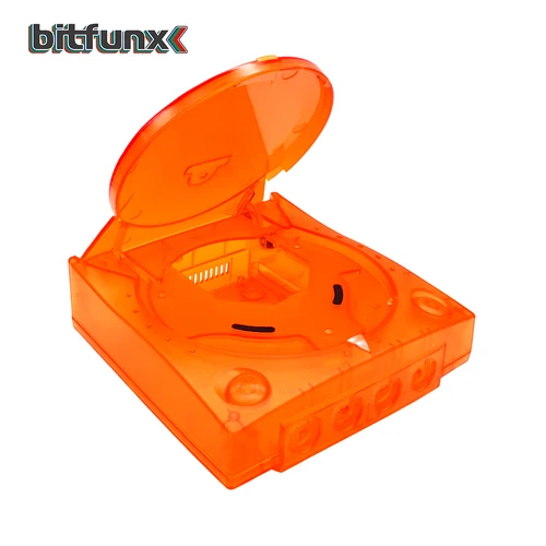 Imagen 2 del producto Bitfunx-carcasa de plástico de repuesto para SEGA Dreamcast DC, carcasa translúcida para consola de videojuegos Retro, cajas transparentes