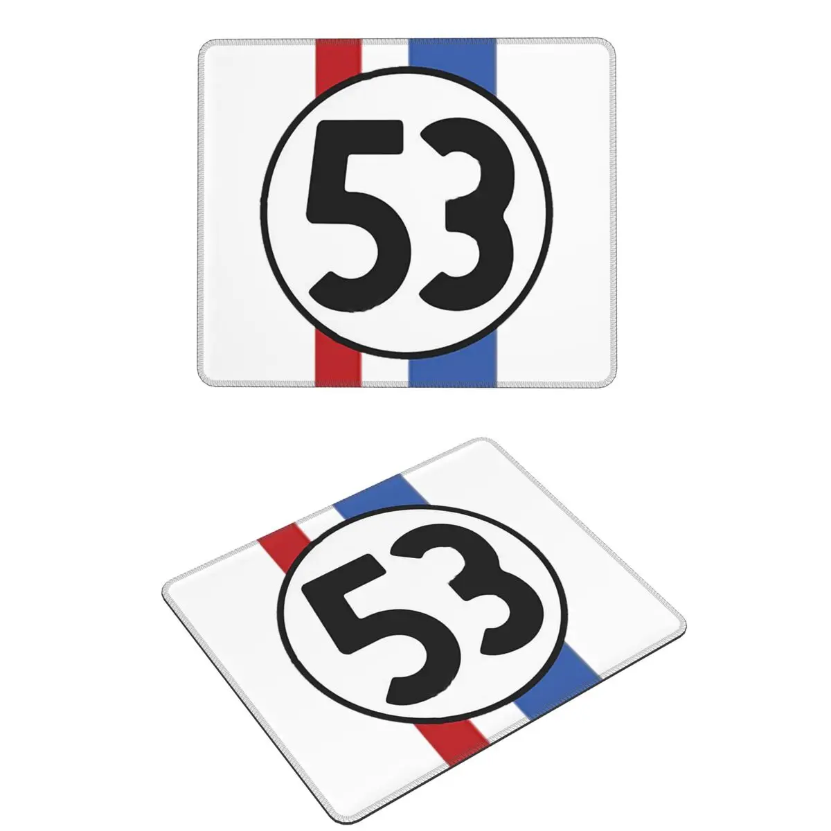 Herbie Stripes 53 Mouse Pad Computer Keyboard Mouse Mat Gamer PC Desk Mat Office Accessories Table Mats