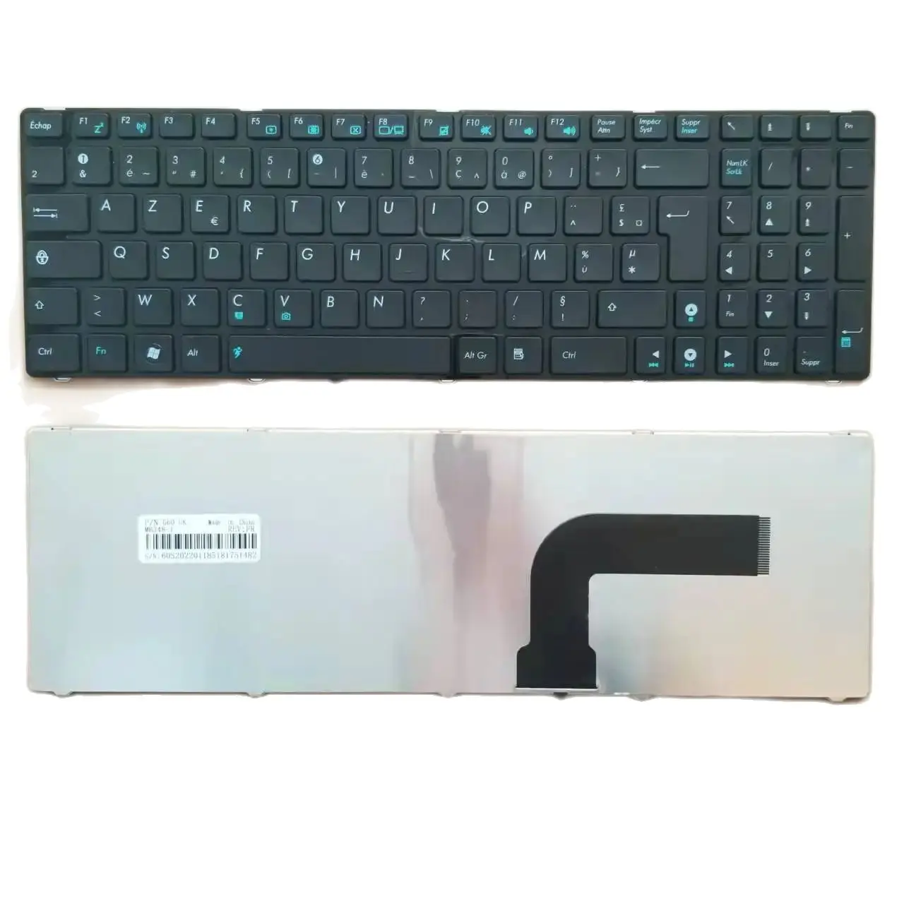 New FR French Keyboard For Asus G60 K52 k52je k52jr k52ju k52jv k52n UL50 Black