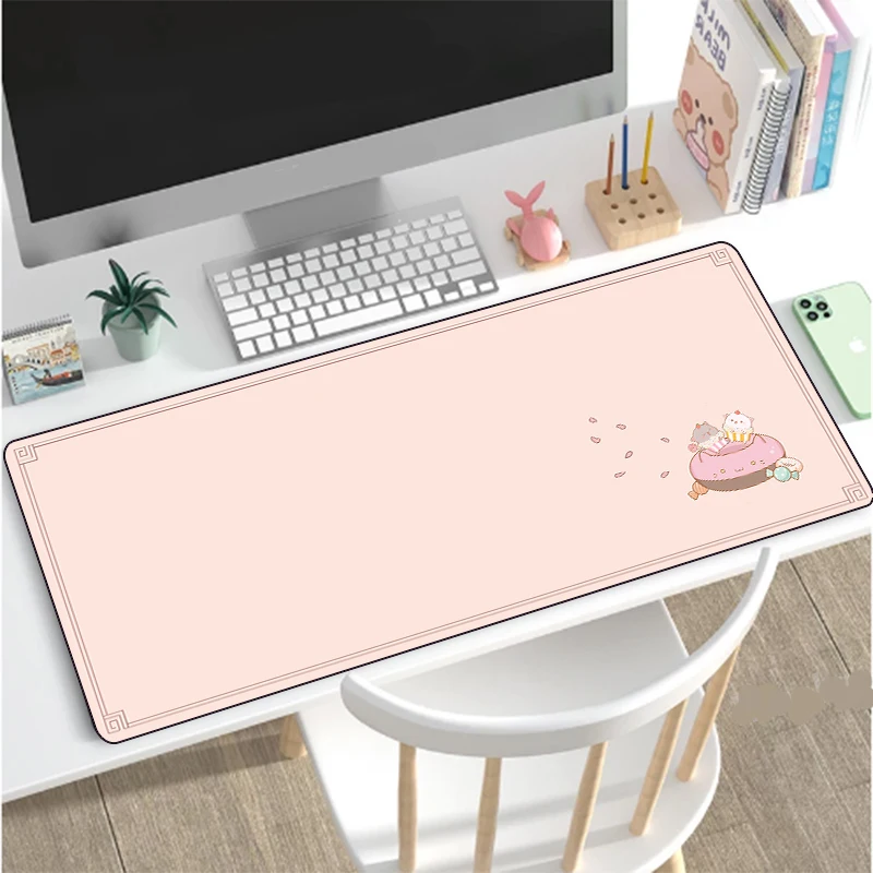 Kawaii Animationsspiel Mauspad süße Schreibtischunterlage Tastaturunterlage Tischfoto Hintergrund Tischmatte Verschleißfeste rutschfeste