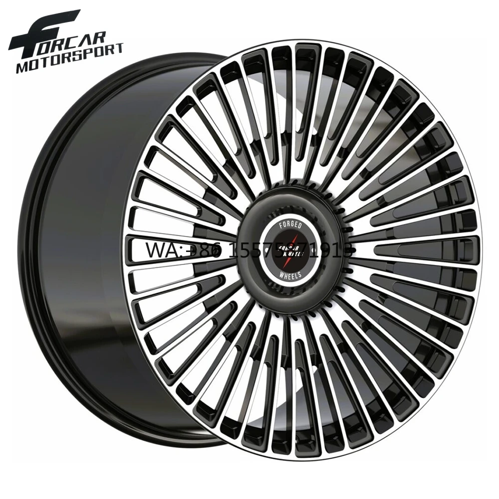 

Milled Spokes Styles Forged Aluminum Alloy 1-Pcs Monoblock Lightweight Strength Car Rims Wheels