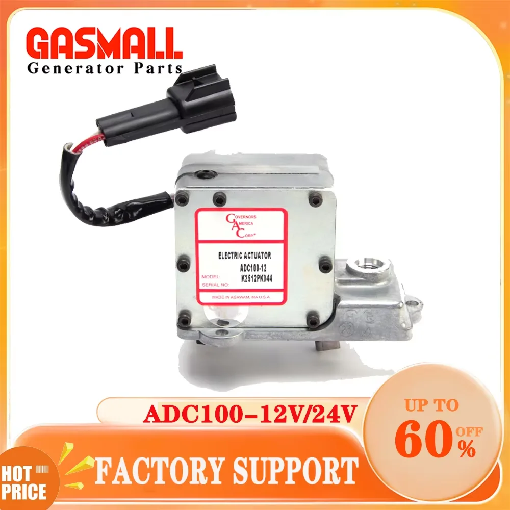 Original ADC100-12V  Governors America Corp GAC ADC100 12V 24V Diesel Generator Set Actuator  Engine Parts