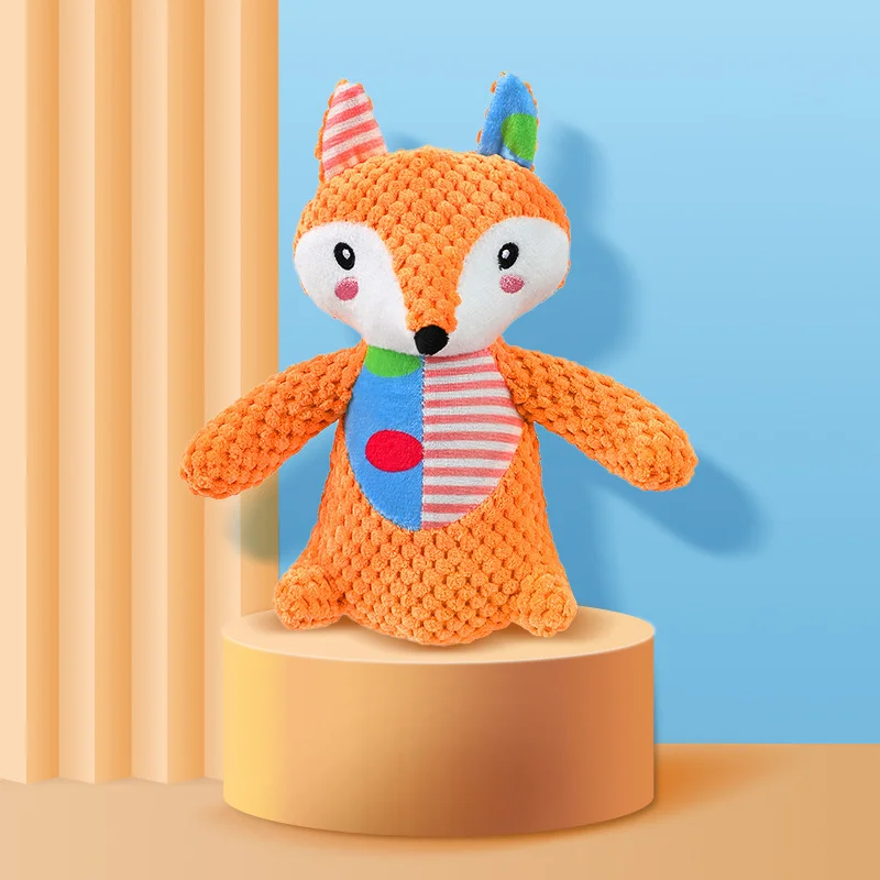 Juguete peluche interactivo con sonido para perros y gatos, dental y resistente - imagen 3