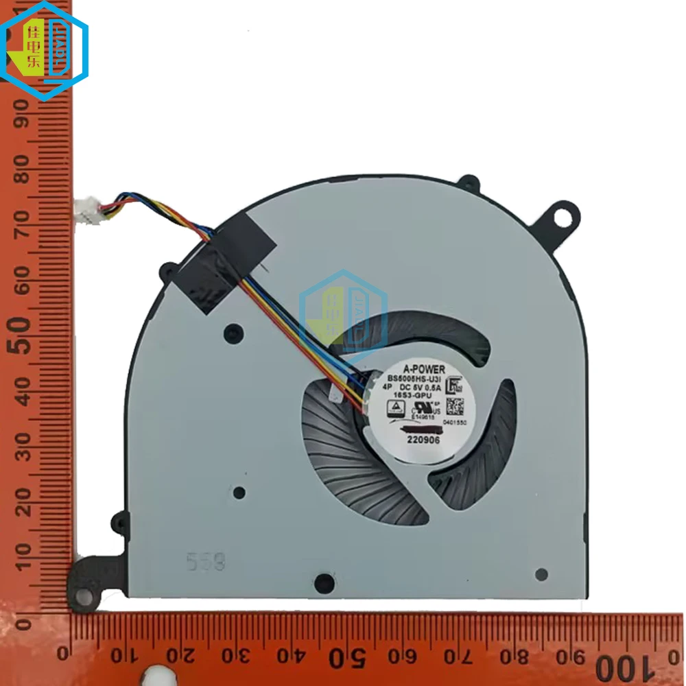 BS5005HS-U3I 16S3-GPU Laptop CPU Cooling Fans For MSI For Prestige15 P15 Prestige 15 A12UC A10SC A12U A12Sx Computer Cooler Fan