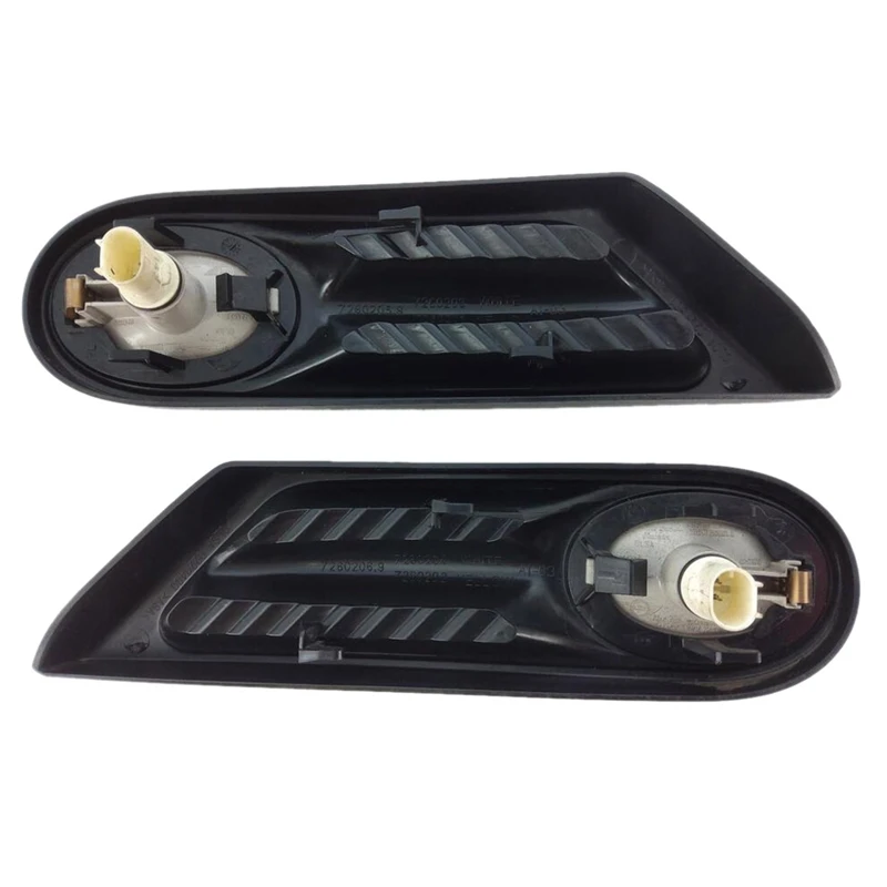 1 par de paneles embellecedores de luz indicadora lateral 63137260201 63137260202   Para BMW MINI R55 R56 R57 R58 R59 07-15 señal de giro de guardabarros