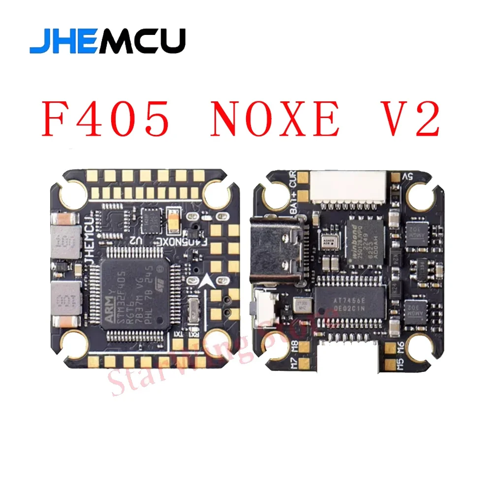 JHEMCU F405 NOXE V2 contrôleur de vol Baro OSD 16 mo BlackBox 5V 10V double BEC 20X20mm 3-6S LIPO pour Drone Freestyle FPV