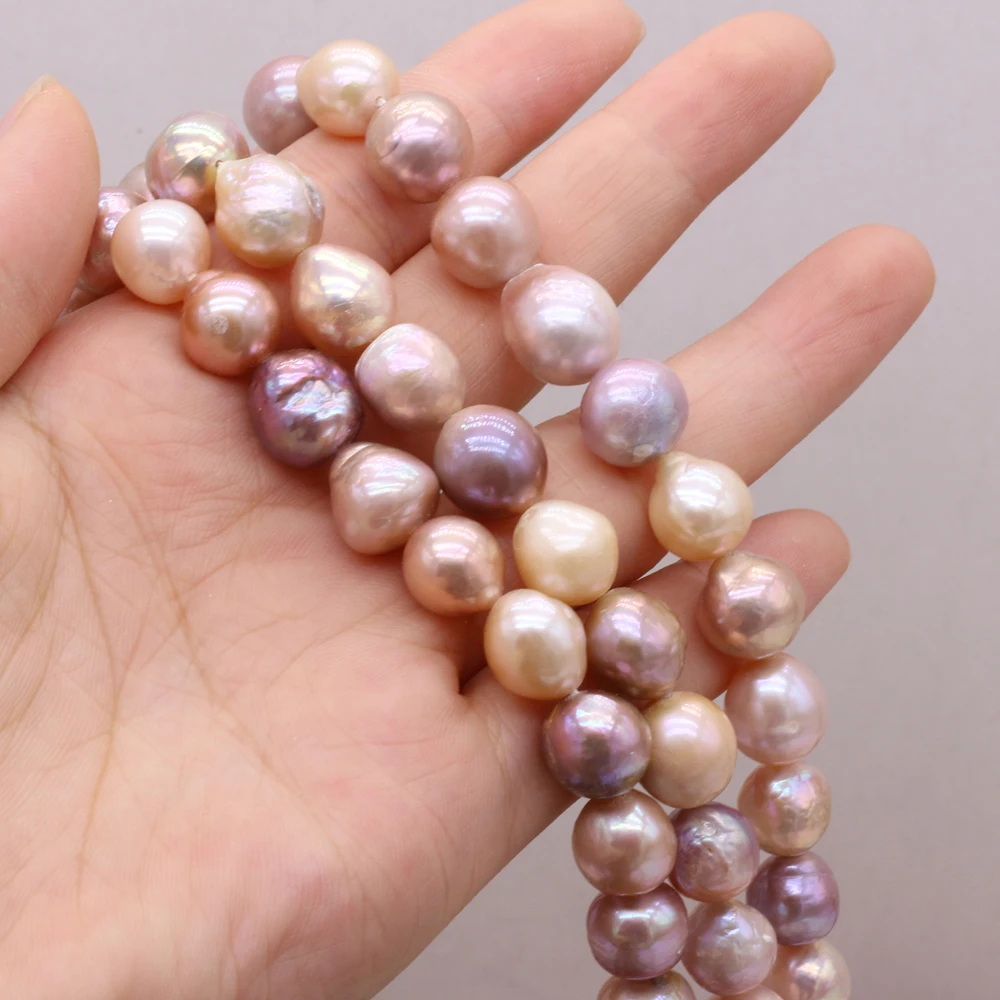 

Natural Freshwater Baroque Irregular Shape Pearl Beads High Quality Punch Loose Bead For Jewelry Making DIY Necklace Bracelet