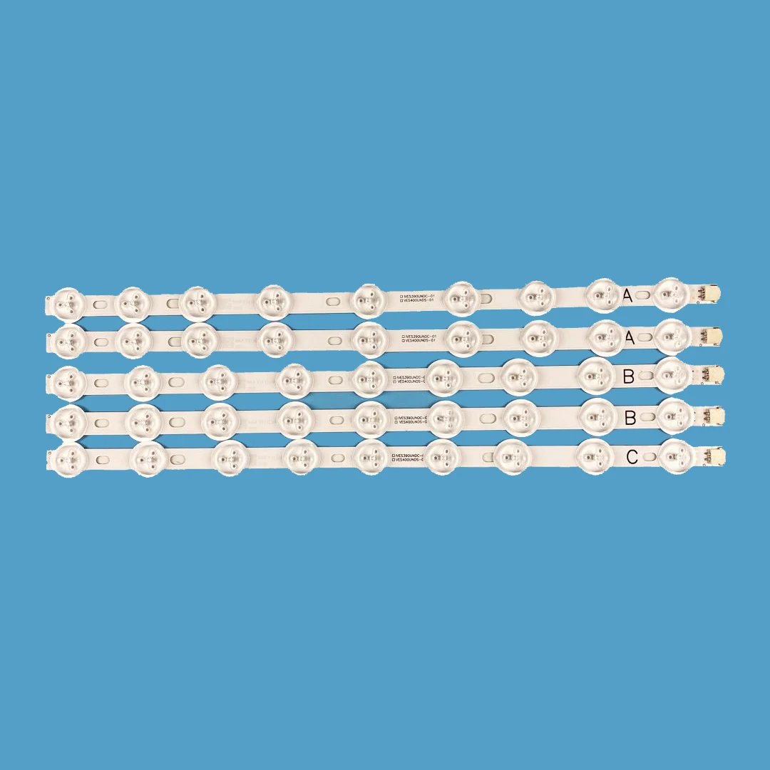 Imagem -06 - Tira de Luz de Fundo Led para Toshiba 40 39 Ndv Rev1.0 Abc 40l3433dg Vestel Ves390undc01 Ves400unds-02 Novo