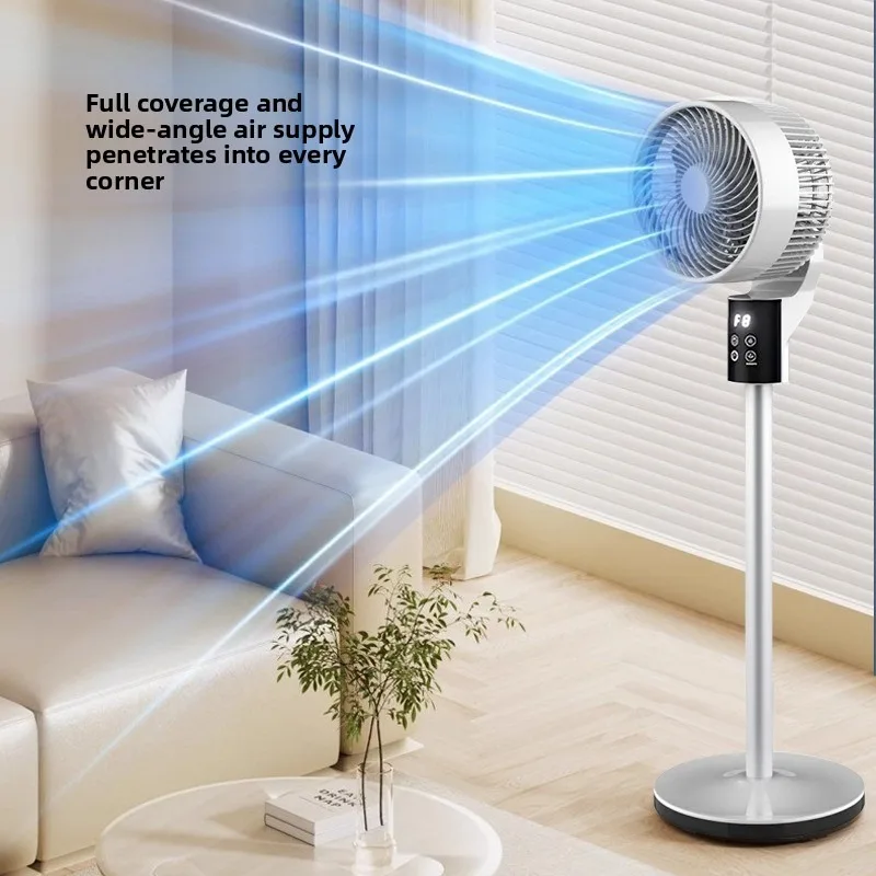 Factory Direct Air Circulation Fan High Wind Home Floor Standing Silent Remote Gift Powerful Fan Household Floor Fan