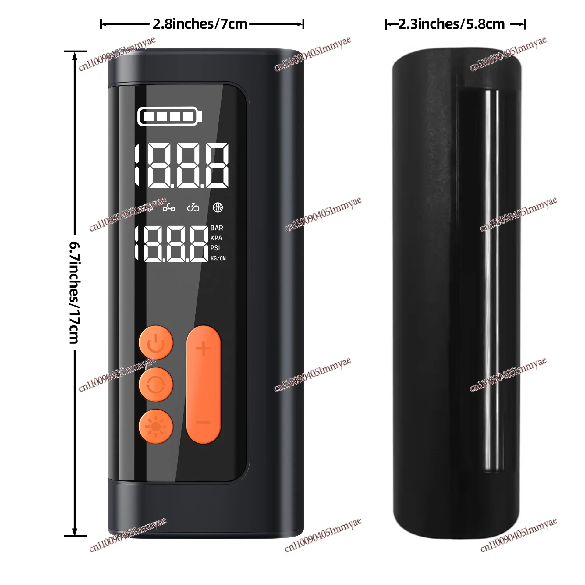 

Car Inflatable Pump Portable Wireless Car Tire High Power Digital Display Electric