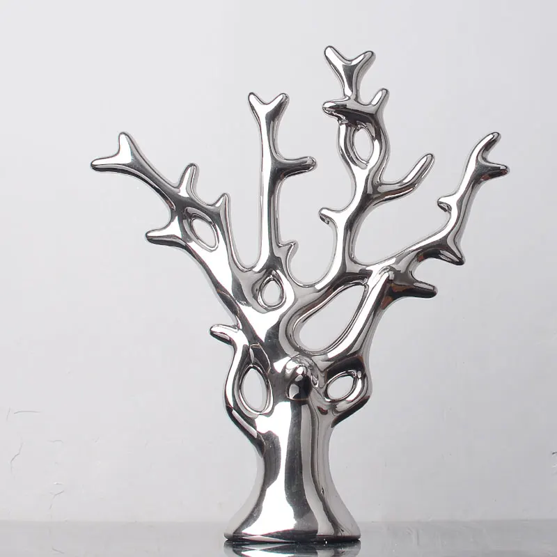 

Light Luxury Creative Home Living Room Ceramic Decorations TV Cabinets Desktop Wine Cabinets Wealth Tree Decorations