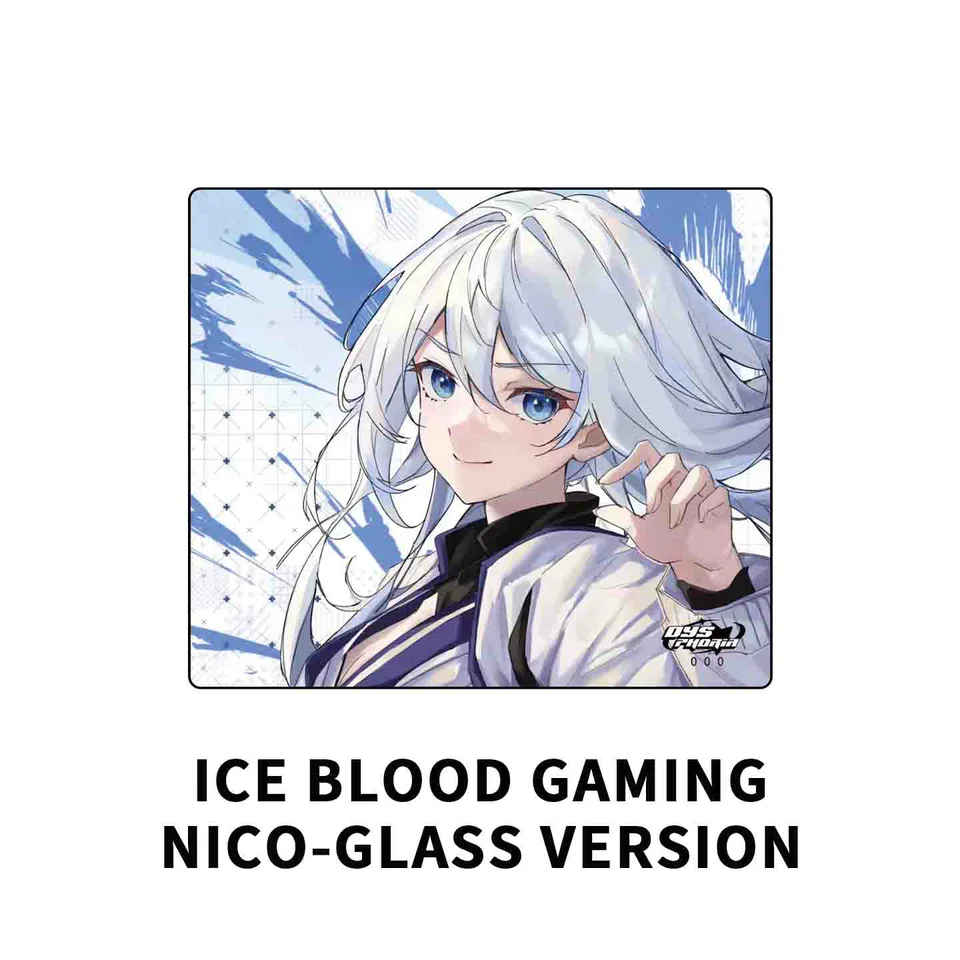 ガラスマウスパッド 490x420mm Dyphoria Iceblood NICO1.0