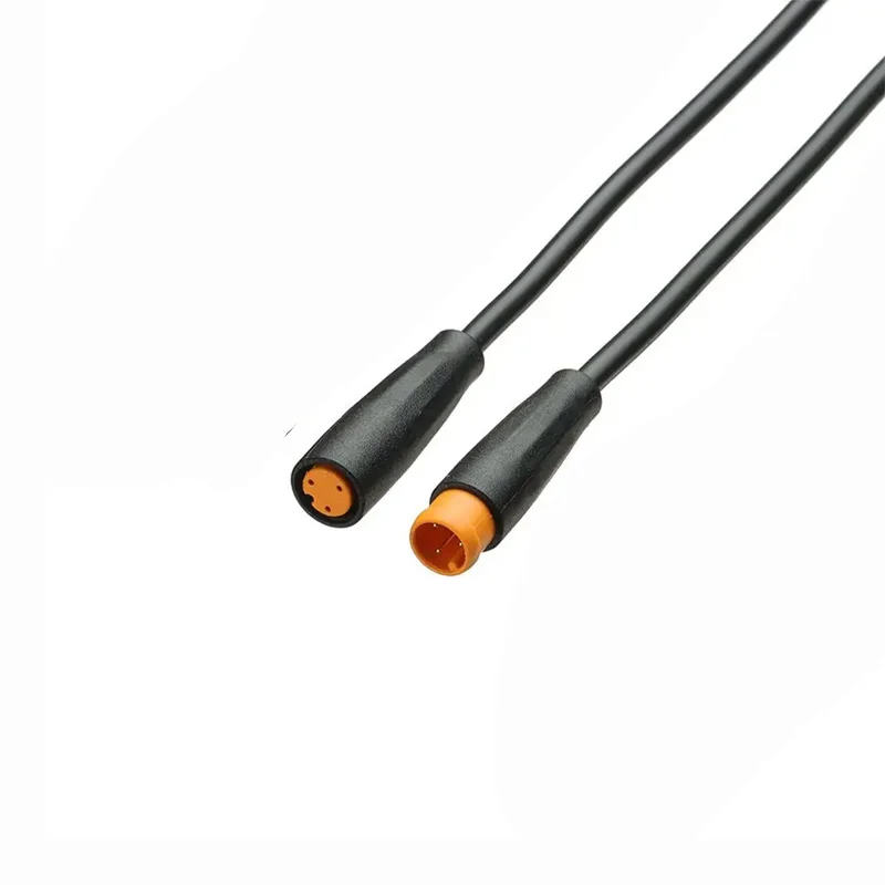 M6 3 pines núcleo 6mm macho hembra Julet bicicleta eléctrica conector a tope Cable Sensor de señal impermeable Scooter cable
