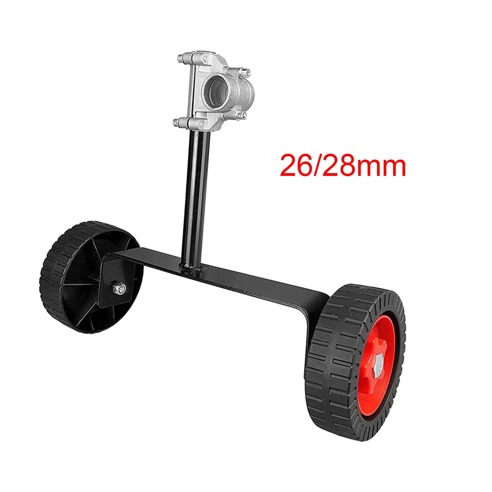 

Trimmer Support Wheels Adjustable Replacement Easy to Install Sturdy Auxiliary Attachment for Weeding Trimmer Weeding Cutter