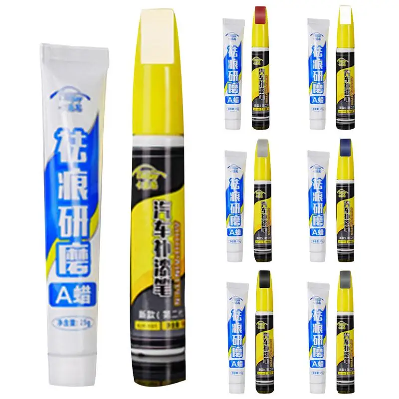 

Repair Pen for Car Scratch 12ml 2-in-1 Paint Scratch Repair Weatherproof Liquid Pen Automotive Maintenance Quick Scratch Remover